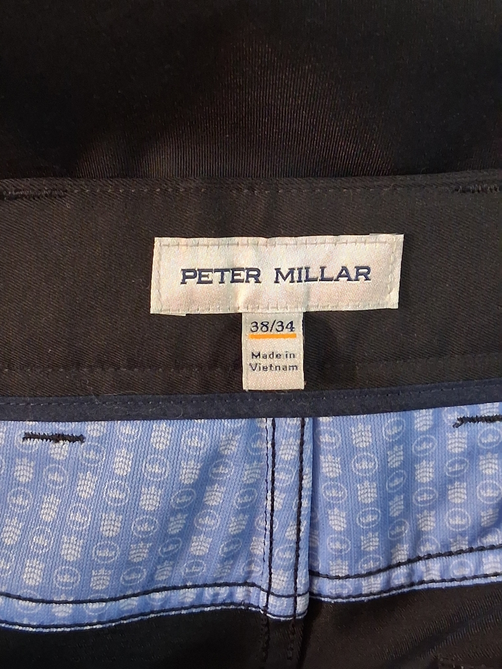 Peter Millar Black Slim Chinos - Picture 7 of 8